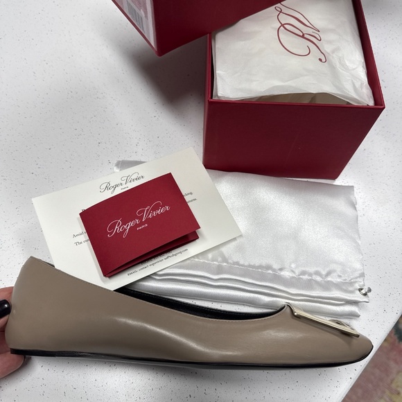 Roger Vivier Ballet Quadrata Trompette size 37/ US 7 - Picture 3 of 6